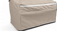Covermates Outdoor Patio Sofa Cover - Premium Polyester, Weather Resistant, Drawcord Hem, Seating and Chair Covers, 64W x 34D x 38H, Clay