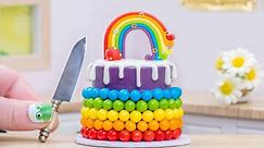 Compilation Making Miniature Rainbow Cakes, Chocolate Cakes, Mini Jelly 🌈😍