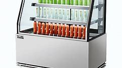 [Hot Item] Commercial Glass Door Refrigerator Cake Showcase Chiller Refrigerator for Coffee Shop