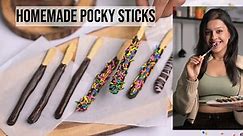 Copycat POCKY STICKS | Homemade Pocky - cookie sticks