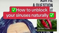 Raw Maraby - ✅How to unblock your sinuses naturally ✅...