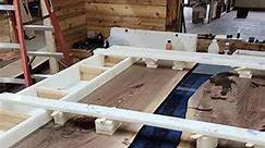 Pouring a river table - Liberty Lumber Products
