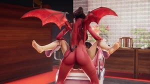Futa Succubus fucks guy with her Big Demon Cock | Futa Taker POV 3D Hentai Animation