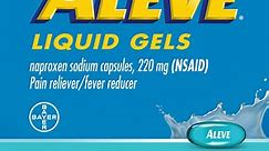 Aleve Liquid Gels Naproxen Sodium Pain Reliever, 20 Count