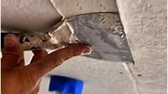 How to repair drywall crack on ceiling