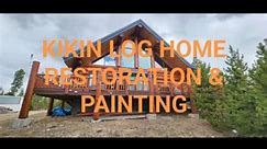 THIS BEAUTIFUL CABIN WAS RESTORED FOR US IN GRAND LAKE COLORADO | Kikin Log Home Restoration & Painting