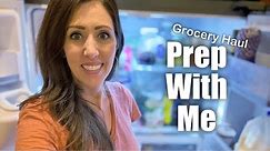 Grocery Haul PREP || fridge, freezer, pantry + meal plan