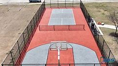 Sutton Fields Pickleball & Basketball Court Build