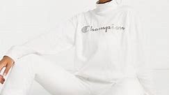 Champion large logo sweatshirt in white | ASOS