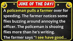 A policeman pulls a farmer over for speeding -best funny joke of the day
