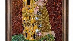La Pastiche Gustav Klimt 'The Kiss' (Full View - Luxury Line) Hand Painted Oil Reproduction - Bed Bath & Beyond - 20874130