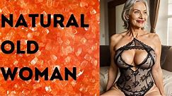 Real And Natural Older Woman Over 60 Attractively Dressed Classy