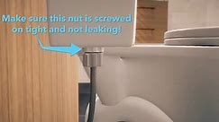 RinseWorks - Aquaus 360 Hand Held Bidet Sprayer for Toilet Installation Video
