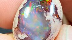Amazing water opal with its beautiful rainbow shower sparkles. top AAA quality weight 12.55 carats measure 19.5x14x6.5mm Available in my Etsy shop #opalostamayo #opal #opals #opaljewelry #opaljewellery #opalicious #opalcabochon #minerals #mineral #fireopal #fireopals #fireopalring #canteraopal #cristaljewelry #cristaljewerly #mexicanopal #mexicanopals #mexicanopalstone #mexicanopaljewelry #rusticjewelry #ooakjewelry #oneofakindjewelry #jewelryart #gemsforsale #lapidary #cabsforsale #silversmith 