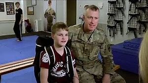 RAW INTERVIEW: Soldier father surprises son after year of deployment