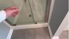 Shower door removal, holes patched and a fresh coat of paint. All in a days work! | Beachside Refinishing