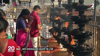Inde : les cheveux versÃ©s en offrande aux dieux revendus en France