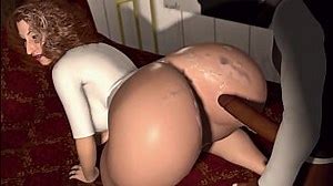 Thick ass Jewish teacher gets fucked by black student