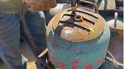 Turning a gas cylinder into a grill!🍖