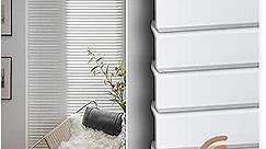 Motorized Venetian Blinds, Lithium Battery Mini Blinds for Windows,Window Blinds for Bedroom, Kitchen, Bathroom, White Blinds, No Visible Hole, Better Protect Privacy (64" L x 30" W)