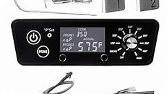 SROKIO Digital W/LCD Display Control Board Thermostat Kit For Pit Boss Pellet Grill Smoker Austin XL, Replacement Parts Includes Meat Probes,Temp Sensor & Ignition Hot Rod