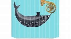 Deny Designs Terry Fan Song Of The Sea Shower Curtain - Bed Bath & Beyond - 12839744