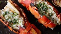 How to Grill Lobster Tails - With Herb Compound Butter
