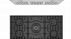2 Piece Kitchen Appliances Packages Including 36" Gas Cooktop and 36" Under Cabinet Range Hood - Bed Bath & Beyond - 35050214