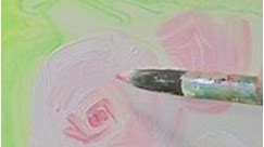 簡單的用壓克力顏料畫玫瑰how to paint roses in... - 林宗賢畫室Tzong Shien Lin
