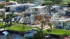 Badly Damaged Mobile Homes After Hurricane Stock Footage Video (100% Royalty-free) 1098224099 | Shutterstock
