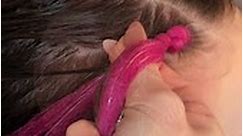 Feed-In Braids - Double Dutch Braids with Colour Extensions for a funky hairstyle that lasts days! #dutchbraidtutorial #HassleFreeHair #FeedinBraids #kidshairstyles #holidayhair #dutchbraids #BonnieBraids | Bonnie Braids By Sarah