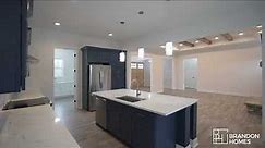 CUSTOM RANCH FLOOR PLAN! With Blue Kitchen Cabinets! The Alden