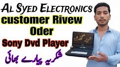 Sony Dvd player complete Customer Review from faislabad