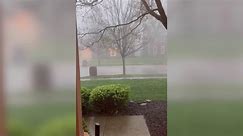 Listen: Rain pelts Lexington neighborhood as Tornado Watch issued in central Kentucky