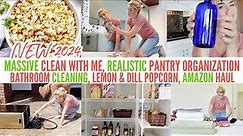 2024 MASSIVE CLEAN WITH ME | REALISTIC PANTRY ORGANIZATION | SPRING BATHROOM CLEANING | Love Meg 2.0