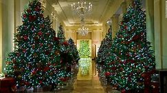 See Melania Trump's last White House holiday decorations