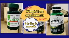 #Weight loss supplements || Metadetox supplements #moringa powder supplements for reduce weight👌