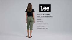 Lee Women's Flex to Go Mid Rise Capri Pants