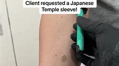 Pagoda or Japanese Temple Sleeve Tattoo. #sgoonstattoosupply #sgoonsproteam #skincandytattooinks #blackandgreytattoo #japanesetattoo #tiktoktattooartist #tiktoktattooartist #filipinotattooartist