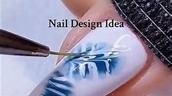Nail Design Idea #nailsartvideos #naildesigns #foryou #summernails #butterfly #bluebutterfly