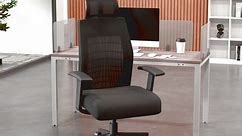 BOSS Mesh Back Memory Foam Task Chair with Headrest - Bed Bath & Beyond - 39296065