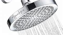Adjustable High-Pressure Rainfall Shower Head - By AQUALISE - Chrome - 360 Degree Rotation – Luxurious Experience – Easy Cleaning – Quick Installation