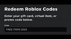 This *SECRET* Promo Code Gives FREE ITEM! (Roblox August 2023)