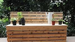 Easy DIY: How to build a modern outdoor cedar bench - Real Cedar