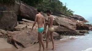 Two Couple Gay Enjoying Anal sex In Beach