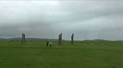 The Standing Stones of Stenness near Stromness in the Orkney Islands, Scotland, UK
