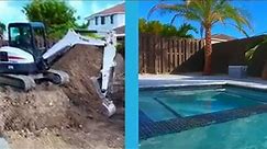 How to construct a concrete swimming pool only with concrete DIY How to build an inground pool