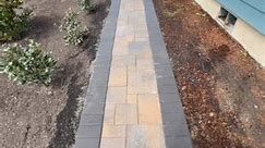 Paver pathway and patio. #pavers #PaversInstallation #OutdoorLiving #homeimprovement #landscapeconstruction | Winsome Landscape LLC