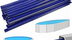 Lanathel 50Pcs Coping Strips for Above Ground Pool Liners, Pool Liner Coping Strips Replacement Patch Kit for Above Ground Round Pool 15/18/21/24/27/28/30ft, Above Ground Oval Pool 12x24/15x30/18x33ft