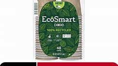 Dixie EcoSmart 100% Recycled Fiber Paper Cups with Lids, 16 Ounce, 40 Count, Coffee Cups